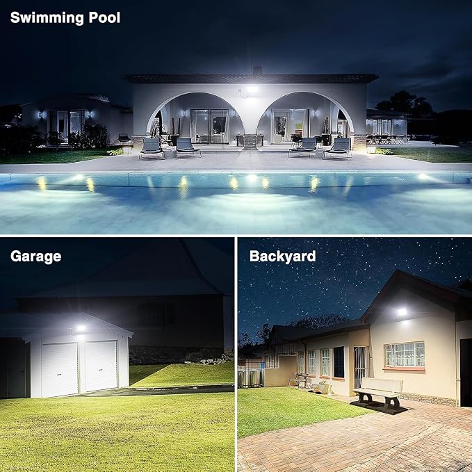 Onforu 200W Flood Lights Outdoor, 19000lm Bright LED Work Light - Image 8