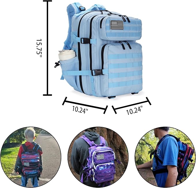 Lovelinks21 25L Tactical Military Backpack Small Travel Backpack - Image 2