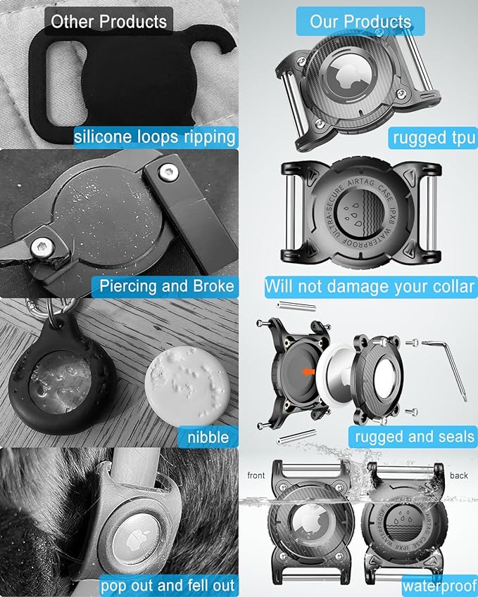 ONEONTA for Airtag Dog Collar Holder | Airtag Dog Waterproof - Image 3