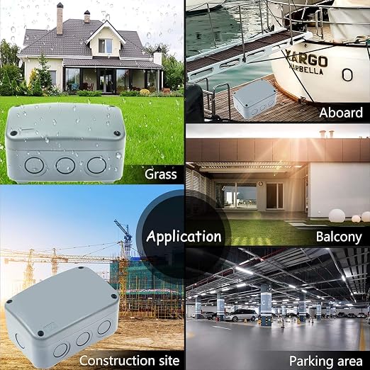 Outdoor Junction Box, Nineleaf IP66 Weatherproof Electrical Project Boxes - Image 8