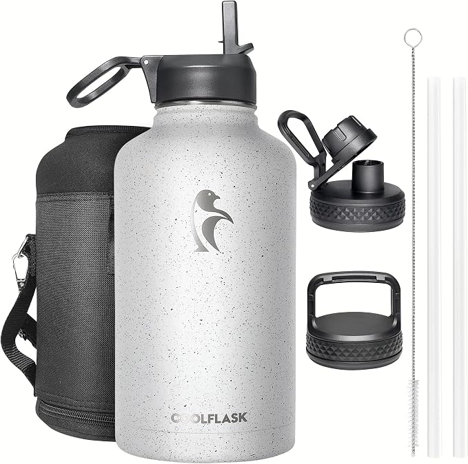 Half Gallon Water Bottle Insulated by Coolflask
