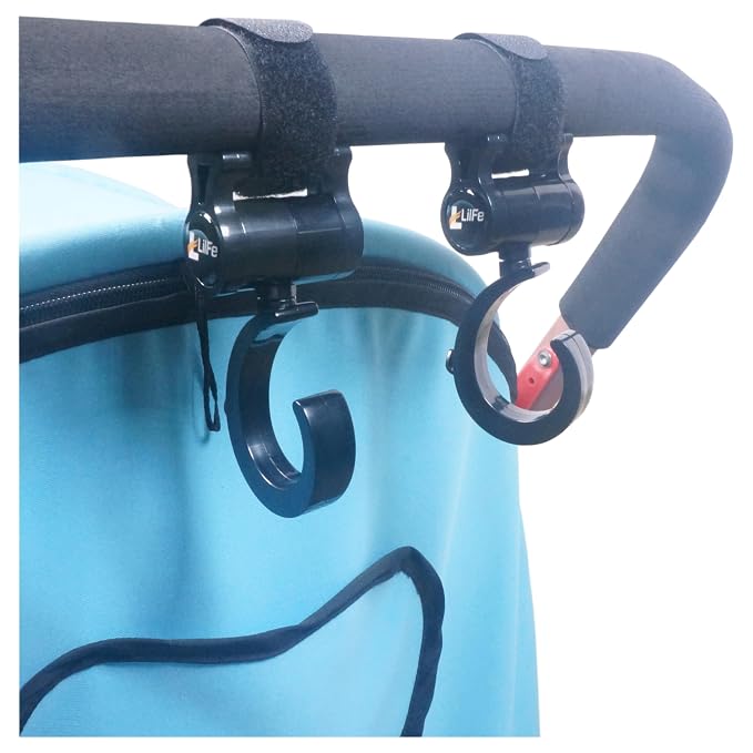 Baby Stroller Hooks for Hanging, Perfect Mummy Hook for Stroller, Walker and - Image 3