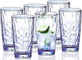 15Oz Unbreakable Tritan Drinking Glasses Shatterproof Acrylic Glasses Drinkware by VEILEDGEM