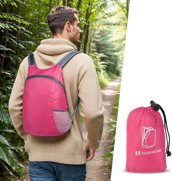 20L Ultra Hiking-Daypack Lightweight Foldable Travel Packable Backpack - Image 7