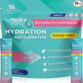 Electrolyte Powder Sugar-Free Hydration Packets Strawberry Lemonade HydroMATE by HydroMATE