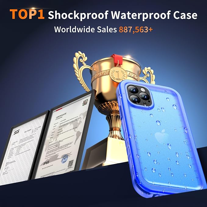 Cozycase Compatible with iPhone 12 Pro Max Waterproof Case - Image 10
