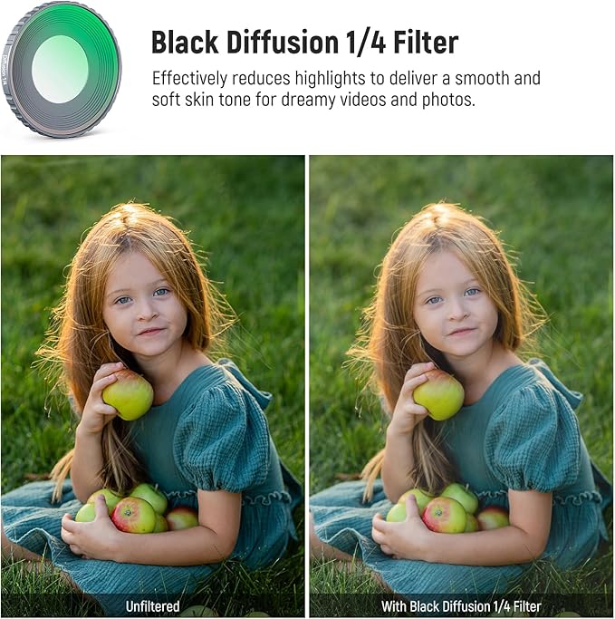 NEEWER Black Diffusion 1/4 Filter Compatible - Image 3