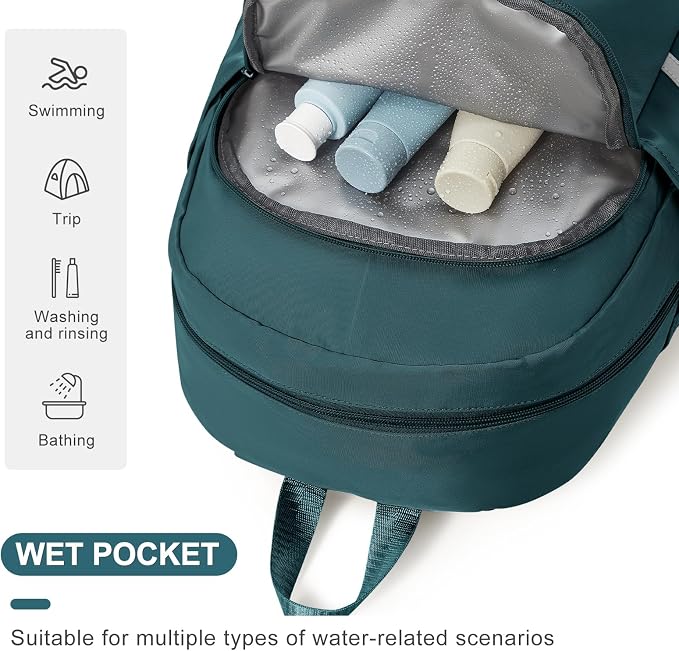 coofay Gym Backpack For Women Waterproof Backpack - Image 4