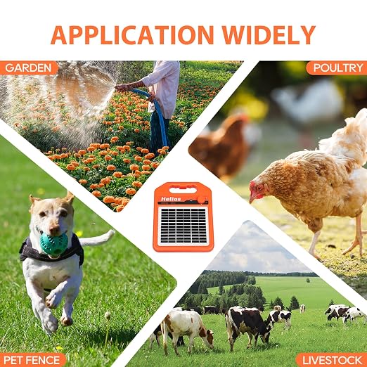 ANDMON MINI250 15 Miles Solar Electric Fence Charger, 0.25 Joule Solar Fence - Image 8