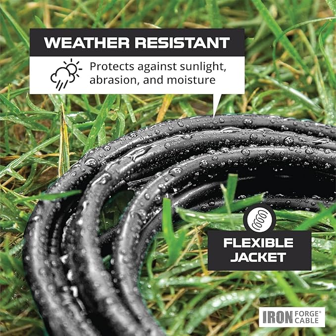 Iron Forge Cable 3 ft Lighted Outdoor Extension Cord - Image 3