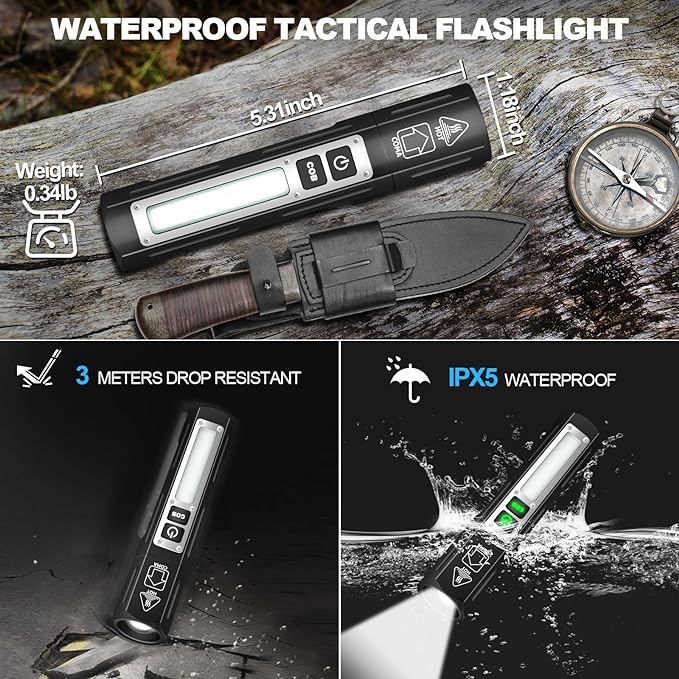 Banral Rechargeable Flashlights High Lumens - Image 4