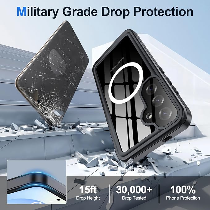 ANTSHARE IP68 Waterproof Case for Samsung Galaxy S25 Plus - Image 4
