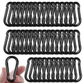 40PCS M6 Heavy Duty Carabiner Clip, 2.36Inch Snap Hook Quick Link Small by XHAMXE