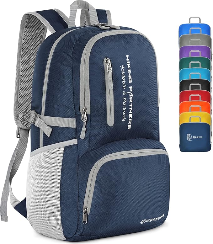 ZOMAKE Lightweight Packable Backpack, 35L Light Foldable Hiking Backpacks Water by ZOMAKE