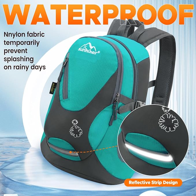 sunhiker Small Hiking Backpack Women Men 20L Lightweight Travel Backpack - Image 3
