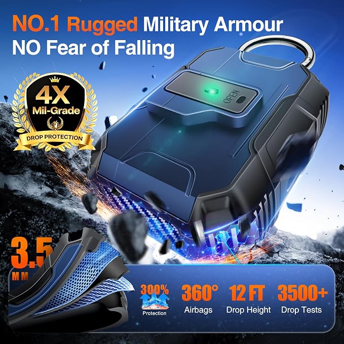 Armoured Heavy Duty for AirPods Pro1 Generation Case - Image 2