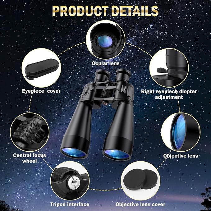 High Powered Binoculars 15-35x70 Zoom - Image 8