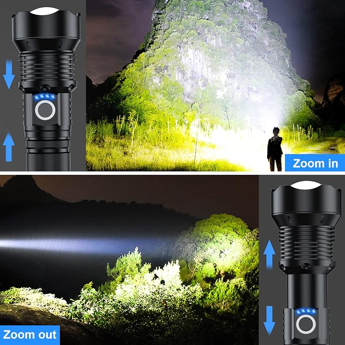 MILAOSHU Rechargeable Flashlights 90000 High Lumens - Image 4