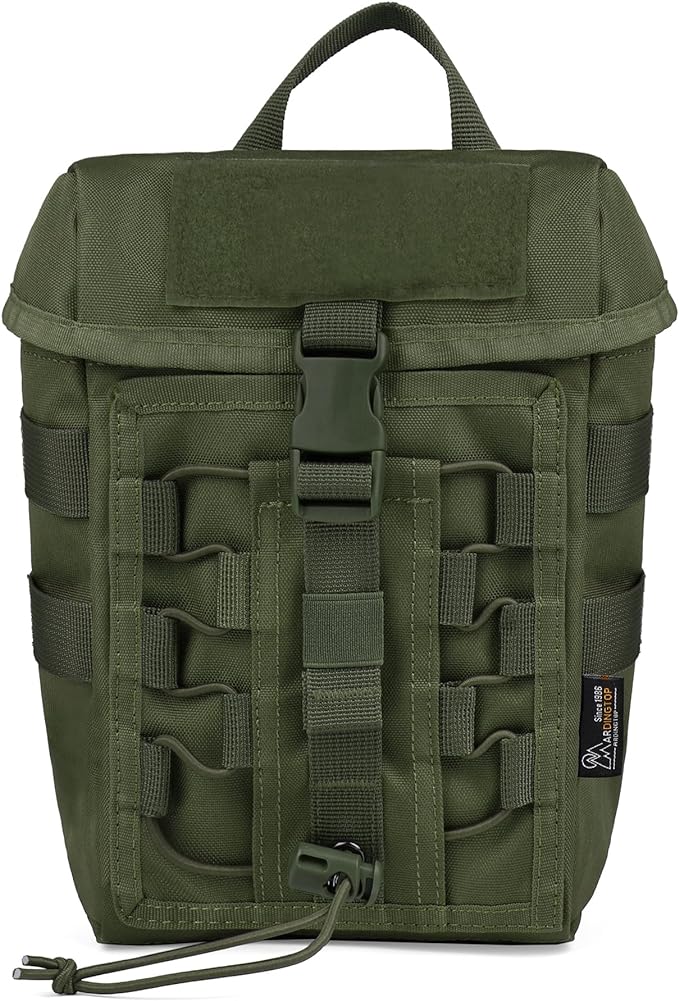 Mardingtop Molle Admin Pouch, EDC Pouch, Tactical Drawstring Pouch, Utility by Mardingtop