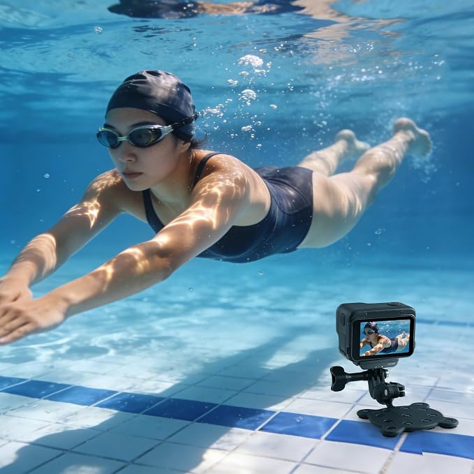 Swimming Pool Mount for Insta360 X5 X4 Air ACE PRO 2 Action Camera Suction Cup - Image 2