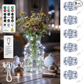 6 Pack Rechargeable Fairy Lights by SINAMER