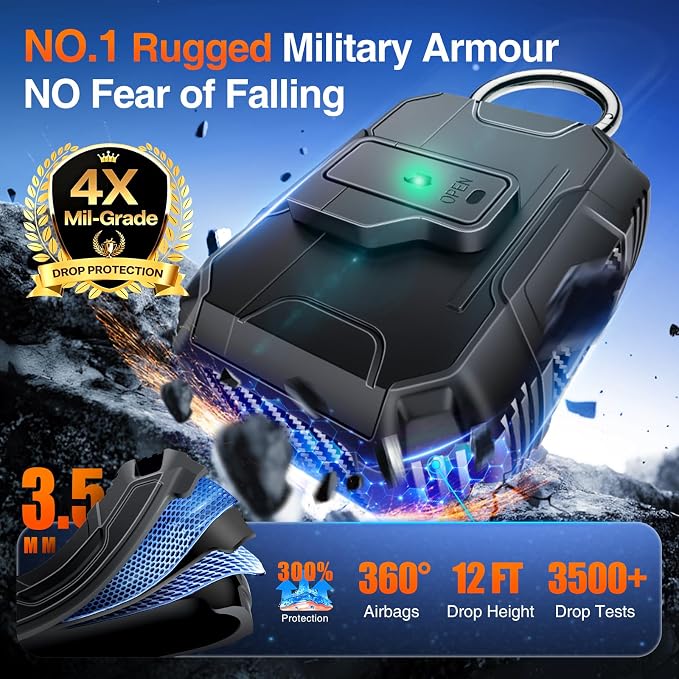 Armoured Heavy Duty for AirPods Pro3 Generation Case - Image 2