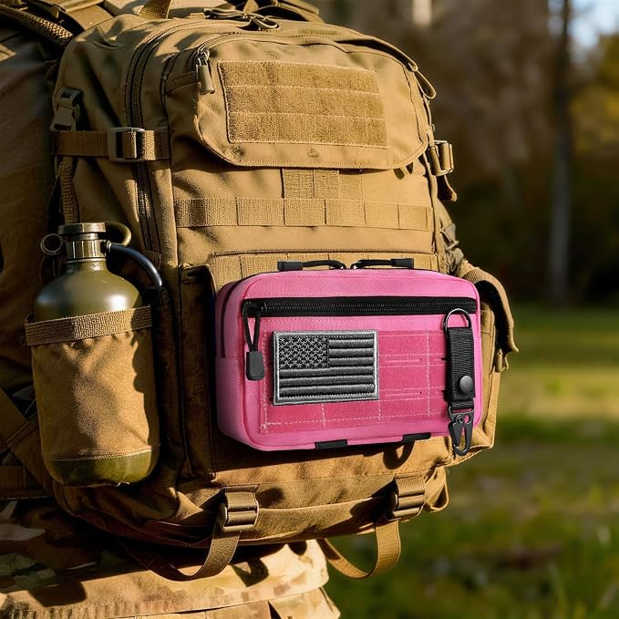FRTKK Tactical Molle Admin Pouch Utility Laser Cut EDC Tool Pouch Bag - Image 4
