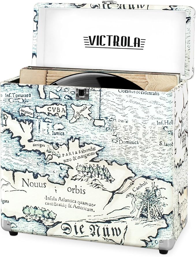 Victrola Collector – Record Storage Case – Holds 30+ Vinyl Turntable Records by Victrola