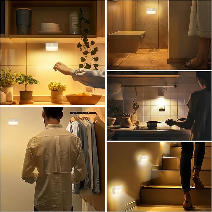 16 Pack Rechargeable Motion Sensor Stair Lights - Image 5