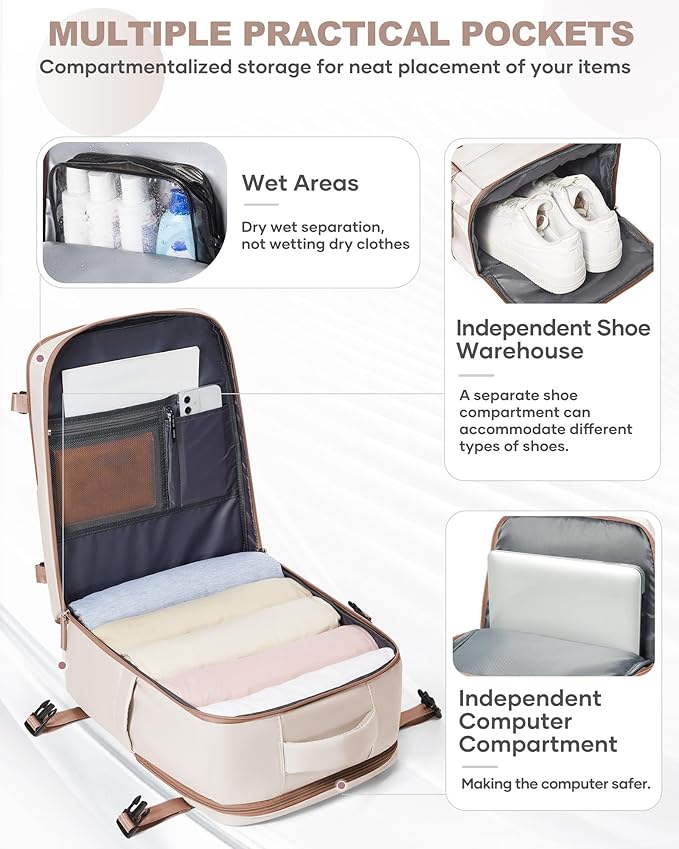 coowoz Travel Backpack Carry On - Image 5