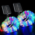 Solar Rope Lights Outdoor, 2 Packs Total 144FT 400LED Solar String Lights by MERRIMAX+M