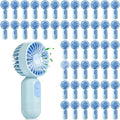 Rossesay 48 Pcs Mini Portable Fan Bulk Cute Handheld Lightweight Small Little by Rossesay