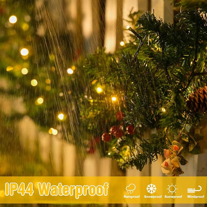 JMEXSUSS 229ft 700 LED Christmas Lights Outdoor, Christmas Tree Lights Plug in - Image 6