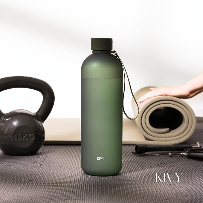 KIVY Large Water Bottle 50oz Fits Backpack & Cupholder - Image 6