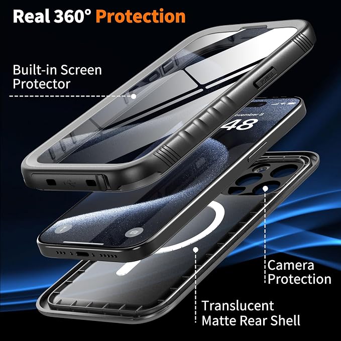 Cozycase for iPhone 14 Pro Waterproof Shockproof Dustproof Case - Image 5
