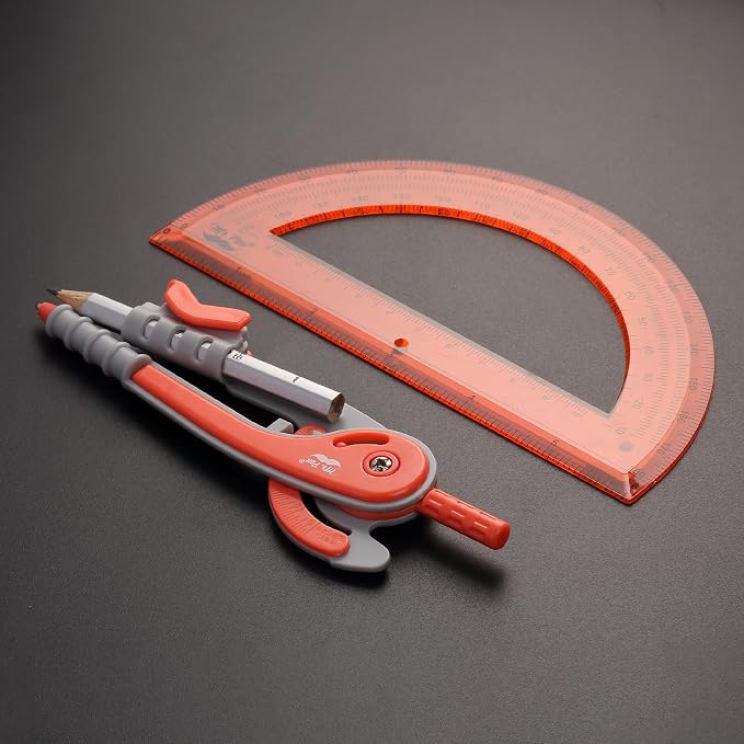 Mr. Pen- Geometry Compass and Protractor Set, 6 Inch Compass, 6 Inch Protractor - Image 5