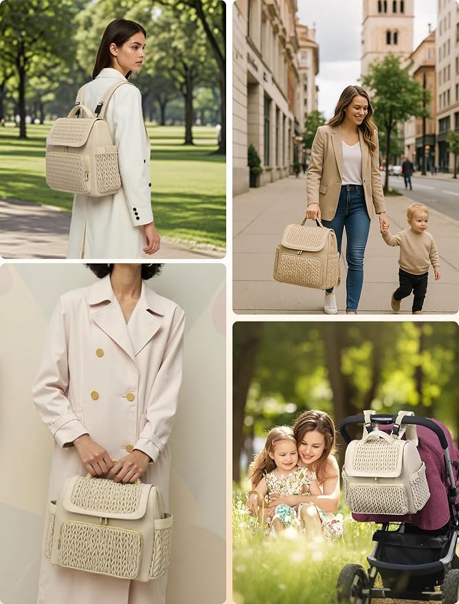 Awanhe Diaper Bag Backpack, Baby Bag - Image 2