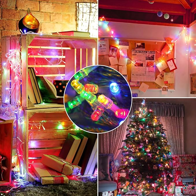 Multicolor 240 LED 88FT String Lights Indoor Outdoor, Connectable Christmas - Image 9
