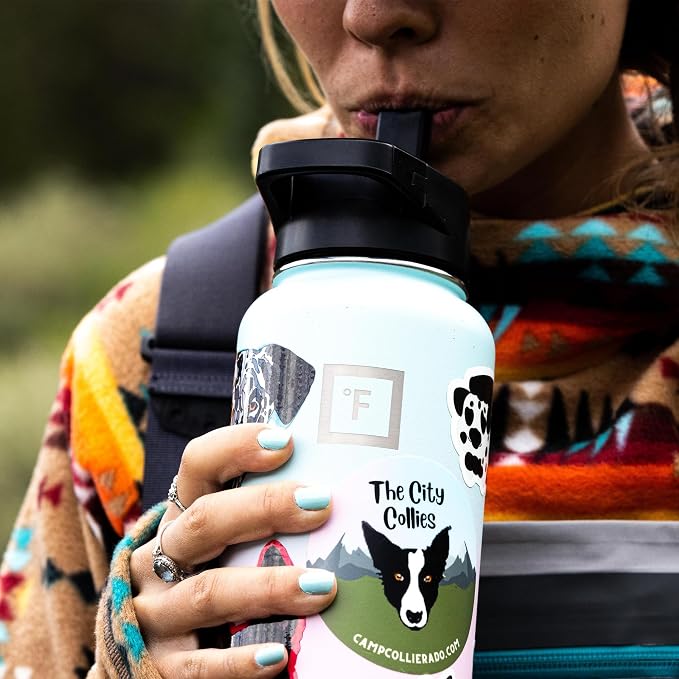 IRON °FLASK Camping & Hiking Hydration Flask - 40 oz Graphite - Image 8