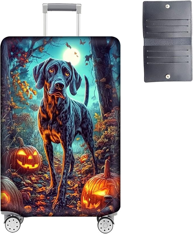 Luggage Cover Protector for 22-24 Inch Suitcases, TSA Approved Elastic Travel by Unknown