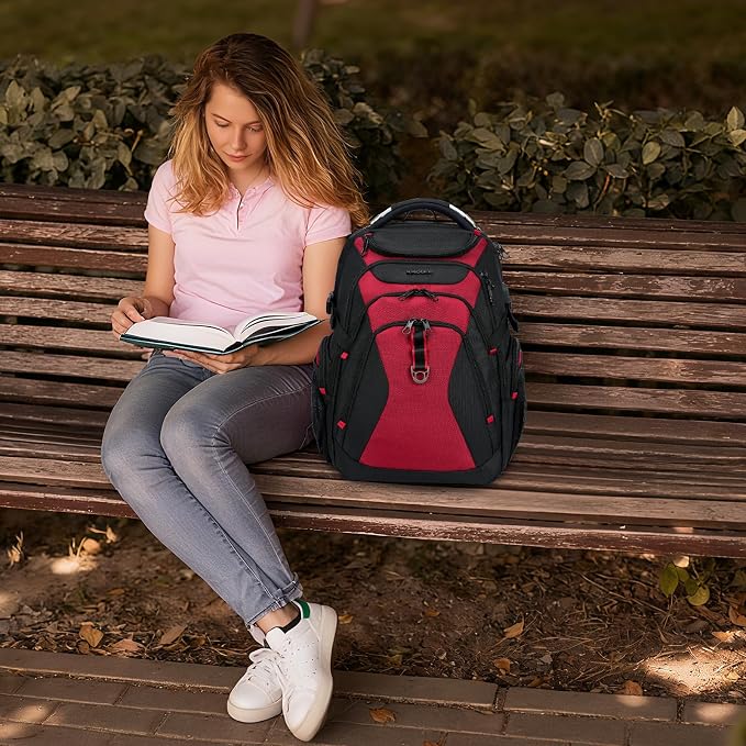 KROSER Travel Laptop Backpack 17.3 Inch XL Computer Backpack - Image 6