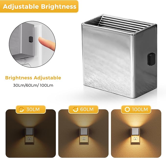 L LOHAS LED Night Light, Night Lights Plug into Wall, Dimmable Night Light - Image 3