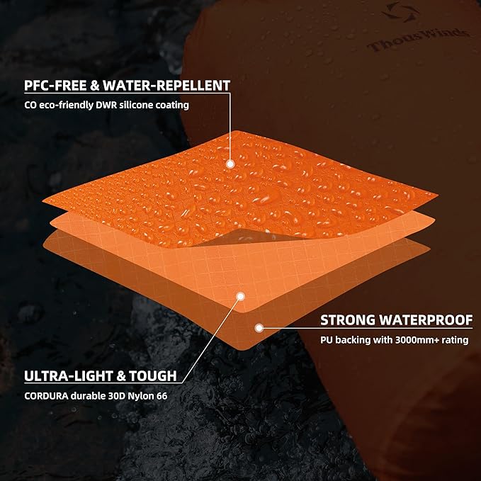Thous Winds Dry Bag, 6L Ultralight Waterproof Dry Storage, Roll Top Lightweight - Image 3