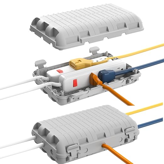 Outdoor Waterproof Electrical Box, 2 Pack Large Extension Cord Cover Protector by logo