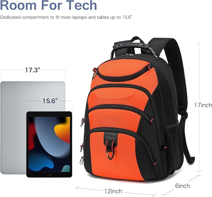 Boavan Laptop Backpack for men, 15.6 inch Laptop Bag - Image 5