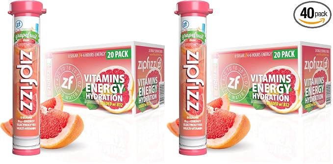 Zipfizz Energy Drink Mix, Electrolyte Hydration Powder by Zipfizz
