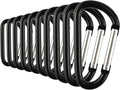SWATOM Aluminum Carabiner Clip Snap Hook Keyring 1.5/1.9/2.2/2.4/2.8 Inch by SWATOM