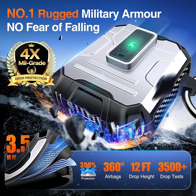 Armoured Heavy Duty for AirPods 1/2 Generation Case - Image 2