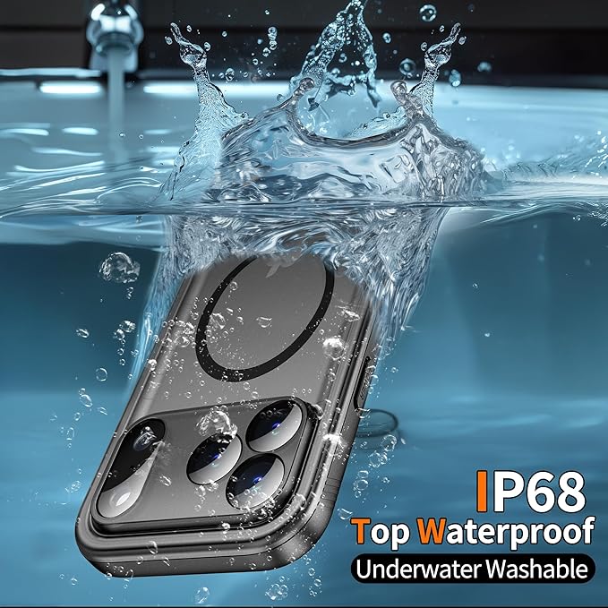 Cozycase for iPhone 17 Pro Max Waterproof Case Full-Body Bumper Shockproof - Image 3