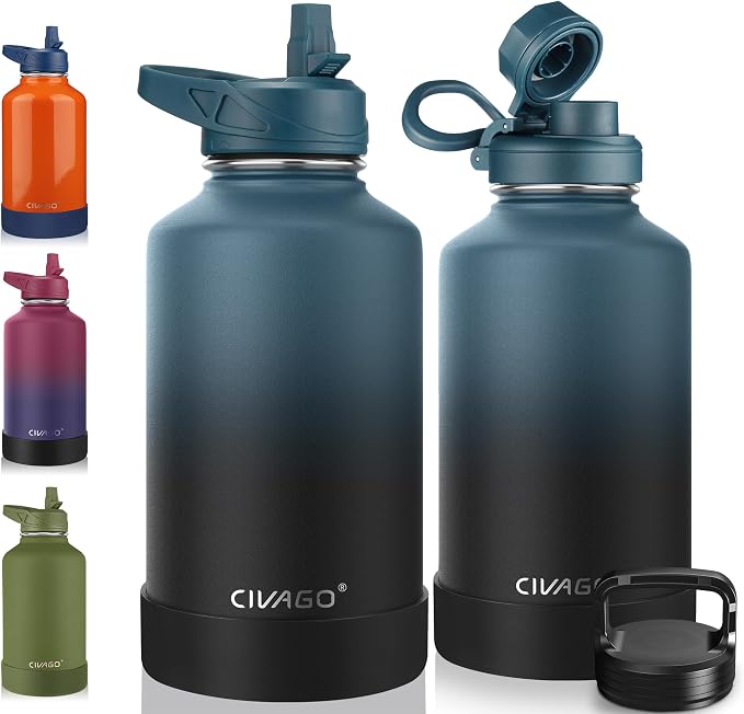 CIVAGO 64 oz Insulated Water Bottle by CIVAGO